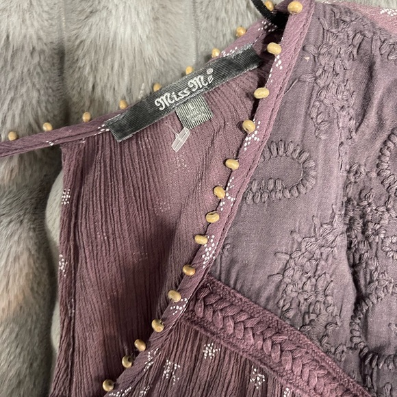 Women's Mauve Long Sleeve Top - Picture 2 of 2